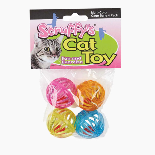 SFY Multi-Color Cage Balls 4Pk