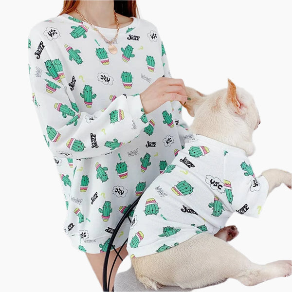 Green Dinosaur - Matching Pet and Owner Clothing Set