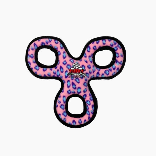 Tuffy Jr 3WayTug Pink Leopard