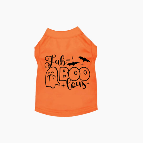 Fab-BOO-lous Ghost- Dog Shirt