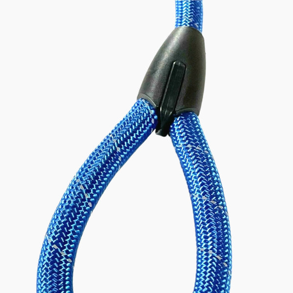 Large Dog Leash Rope Heavy Duty Reflective Nylon Material Excellent 3ft Size Blue