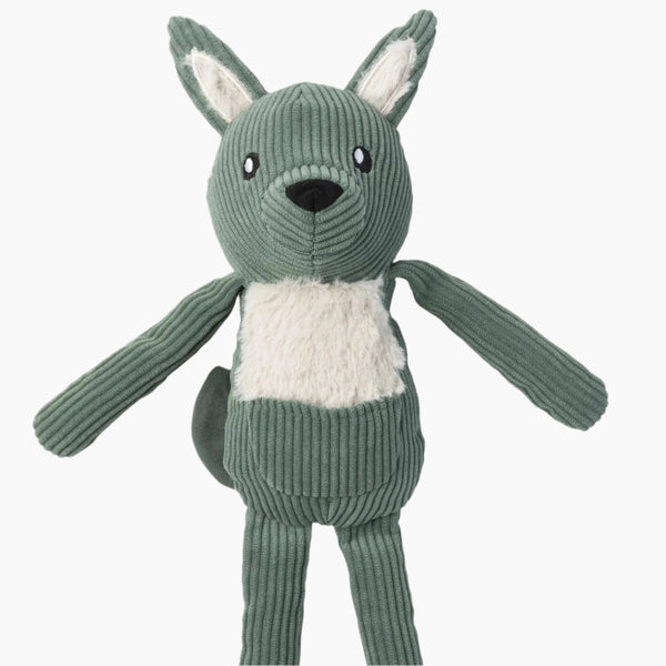 FuzzYard Life Dog Toy Myrtle Green Kangaroo