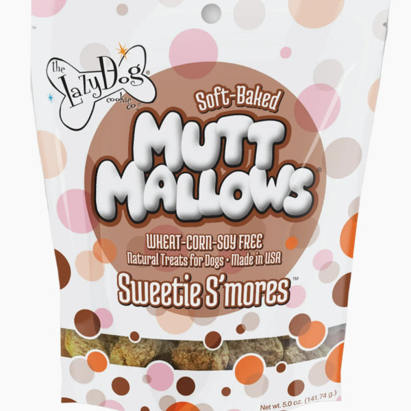 Lazy Dog Mutt Mallows Sweetie S'mores Dog Treat 5oz