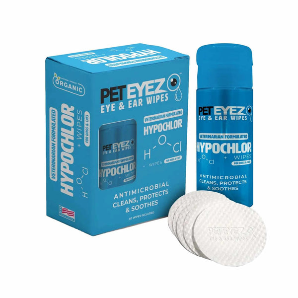 Pet Eyez Eye and Ear Wipes with Hypochlor 60ct