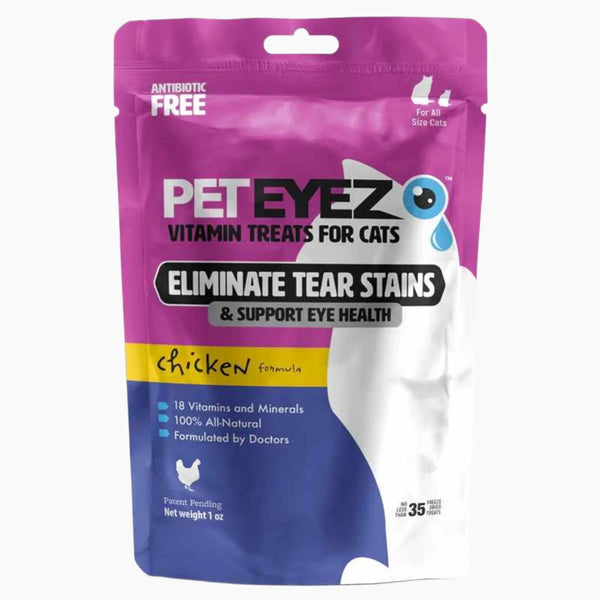 Pet Eyez Vitamin Treats for Cats Chicken Formula 1oz