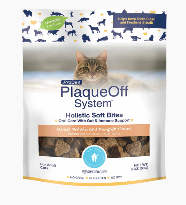 PlaqueOff Holistic Soft Bites CAT - Oral Care with Gut & Immune Support