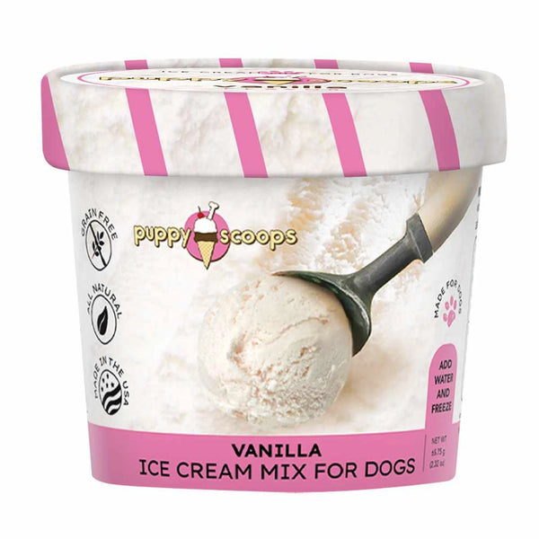 Puppy Cake Puppy Scoops Ice Cream Mix Vanilla Cup Small 2.32oz