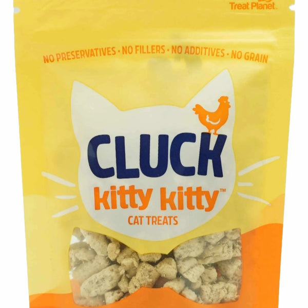 Kitty Kitty Cluck Freeze Dried Chicken Treat with Catnip Coating 0.75oz