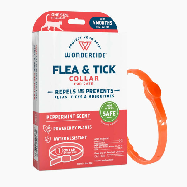 Wondercide Flea & Tick Collar for Cats - Peppermint