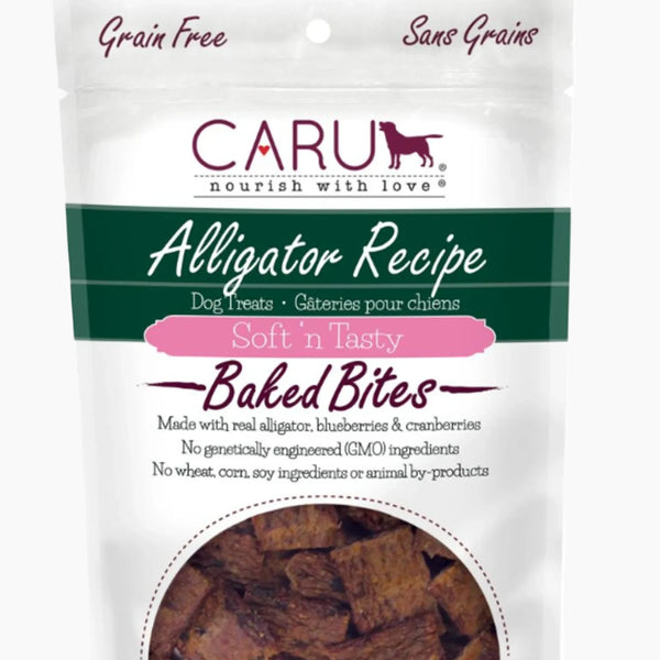 CARU Soft 'n Tasty Alligator Recipe Bites for Dogs