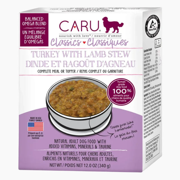 CARU Classics Turkey With Lamb Stew for Dogs